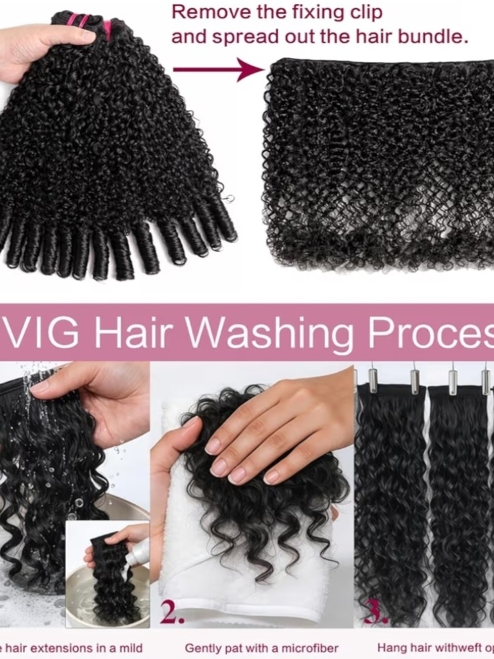 16A Burmese Curly Human Hair Bundles(4) - Picture 5 of 9